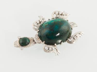 Brillantbrosche Schildkröte zus. ca. 0,35 ct - Mother's Day Auction Jewellery