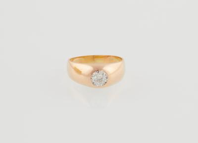 Altschliffbrillantsolitär Ring ca. 0,55 ct - Schmuck