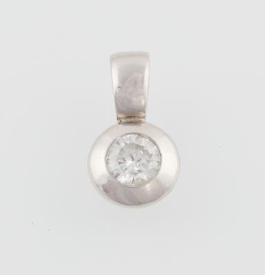 Brillant Solitär Anhänger ca. 1 ct I-J/p1 - Schmuck