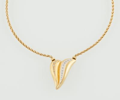 Brillantcollier zus. ca.0,25 ct - Gioielli