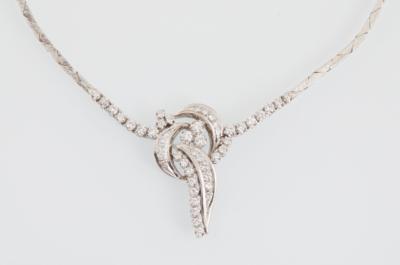 Brillantcollier zus. ca.1,48 ct - Gioielli