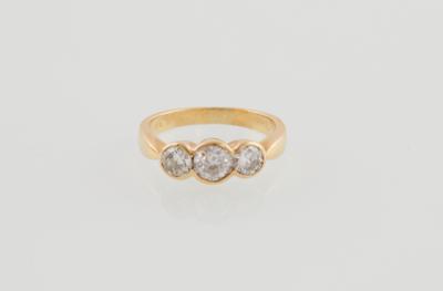 Brillantring zus. ca. 1 ct - Klenoty