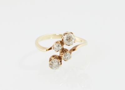 Altschliffdiamant Ring zus. ca. 0,95 ct - Schmuck