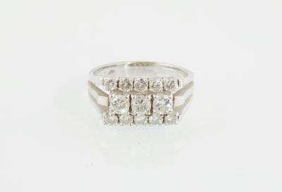 Brillantring zus. ca. 1,10 ct - Klenoty