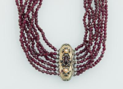 Granatcollier - Klenoty