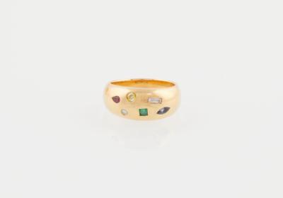 Diamant Farbstein Ring - Jewellery