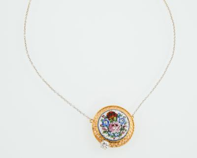 Diamant Mikromosaik Collier - Jewellery