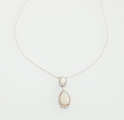 Brillant Opal Collier - Schmuck