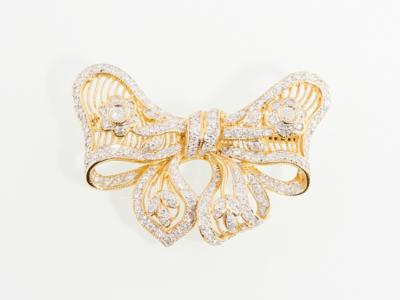 Brillantbrosche zus. ca.1,50 ct - Jewellery