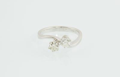 Brillantring zus. ca. 0,60 ct - Klenoty