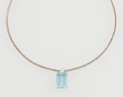 Aquamarinanhänger ca. 7,60 ct - Jewellery