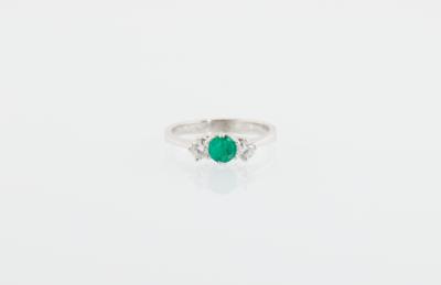 Brillant Smaragd Ring - Schmuck