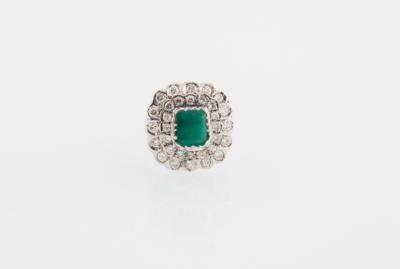 Brillant Smaragd Ring - Jewellery