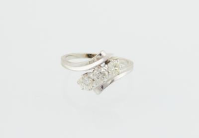 Brillantring zus. ca. 0,70 ct - Klenoty