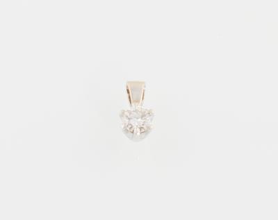 Brillantsolitär Anhänger ca. 0,35 ct - Klenoty