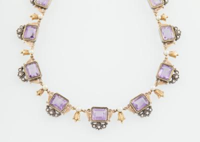 Diamant Amethyst Collier - Gioielli