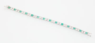 Diamant Smaragd Armband - Jewellery