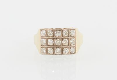 Diamantring zus. ca. 0,90 ct - Schmuck