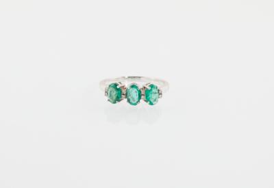 Smaragdring zus. ca.1,35 ct - Schmuck