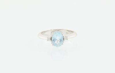 Aquamarin Ring ca. 0,85 ct - Jewellery
