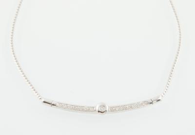 Brillant Collier zus. ca. 0,41 ct - Klenoty