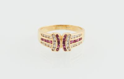 Brillant Rubin Ring - Gioielli