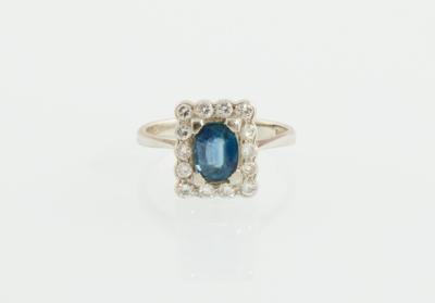 Brillant Saphir Ring - Schmuck