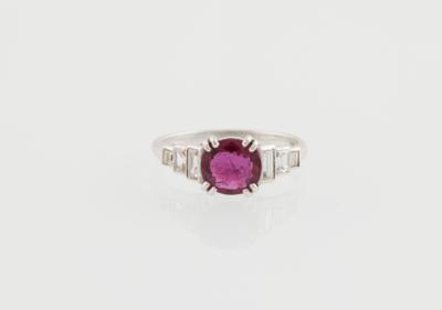 Diamant Rubin Ring - Klenoty