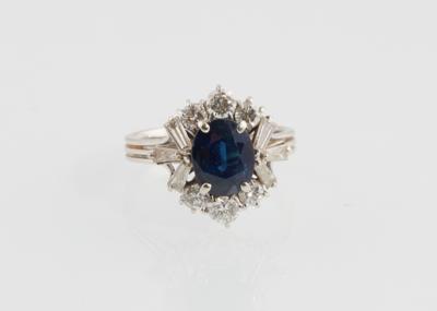Diamant Saphirring - Klenoty