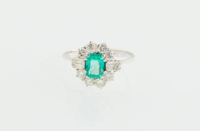 Diamant Smaragdring - Jewellery