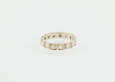 Brillant Memoryring zus. ca. 1,05 ct - Jewellery