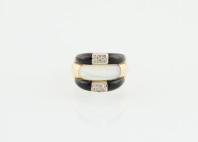 Diamant Onyx Ring - Schmuck