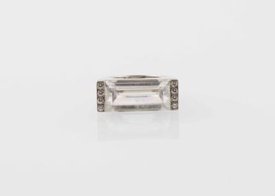 Brillant Bergkristall Ring - Gioielli