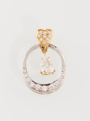 Diamantanhänger zus. ca. 1 ct - Jewellery