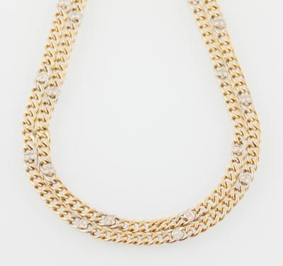 Brillant Halskette zus. ca. 1,30 ct - Gioielli