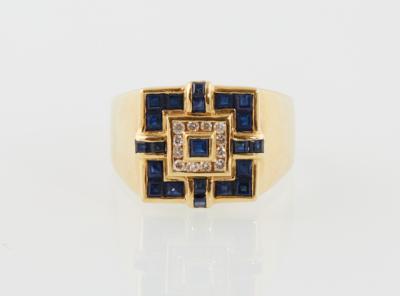 Brillant Saphir Ring - Šperky