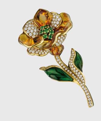 Brosche Blume - Jewellery