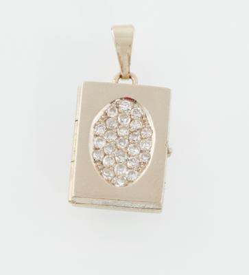 Diamantmedaillon zus. ca. 0,50 ct - Schmuck