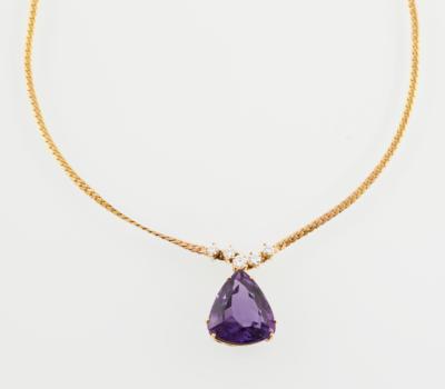 Brillant Amethyst Collier - Jewellery