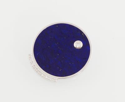 Brillant Lapislazuli Anhänger - Schmuck