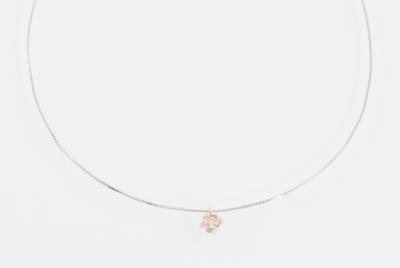 Brillantsolitärcollier ca. 0,36 ct - Gioielli