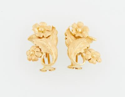 Blüten Ohrclips - Jewellery