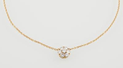 Brillantcollier zus. ca. 1,05 ct - Gioielli