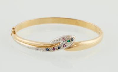 Diamant Farbstein Armreif - Jewellery