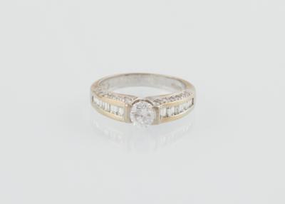 Brillant Diamant Ring zus. ca. 1,00 ct - Klenoty