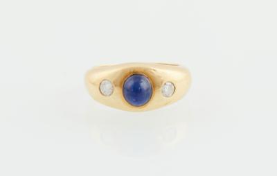 Brillant Saphir Ring - Schmuck