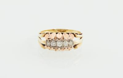 Altschliffdiamant Ring zus. ca. 0,40 ct - Schmuck