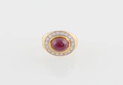 Brillant Rubin Ring - Gioielli