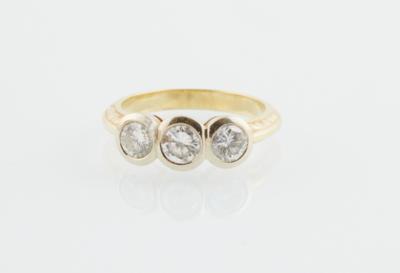 Brillantring zus. ca. 1,23 ct - Schmuck