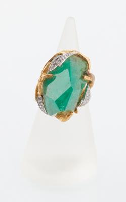 Heldwein Brillant Smaragd Ring - Gioielli